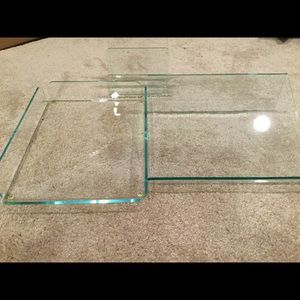 3 Piece Acrylic Desk Orginizer